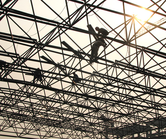 龙岩厂房网架安装